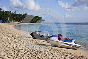 Crescent Beach in the Caribbean