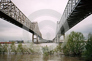 crescent city Bridge, New Orleans photo