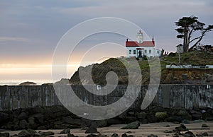 Crescent City California Pacific Coast Battery Point Lighthouse