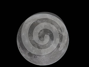 crescent full moon satellite dark space light reflection martians photo