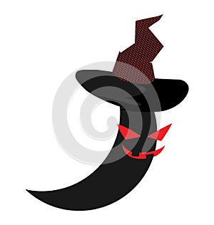 crescent, halloween crescent Color Isolated Vector icon which can be easily edit or modified