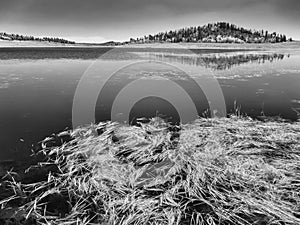 Crescent Lake in Arizona, infrared