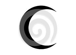 Crescent moon icon