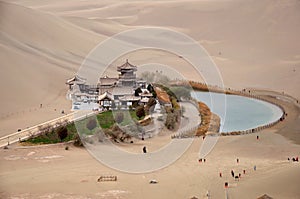 Crescent Moon Lake, Dunhuang, China