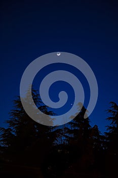 Crescent moon