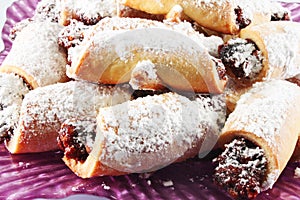 Crescent Rolls with plum jam