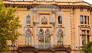 Crest on Old Spanish Building