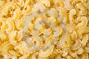 Creste di gallo pasta close up