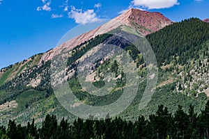 Crested butte colorado mountain landscape