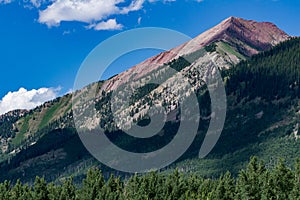 Crested butte colorado mountain landscape