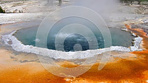 Crested Pool - Hot spring in Yellowstone photo