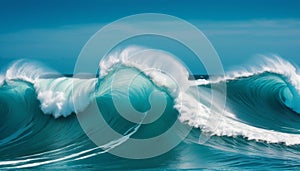 Cresting Ocean Waves