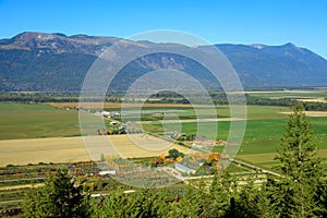 Creston Valley Kootenay Farmland British Columbia Canada photo