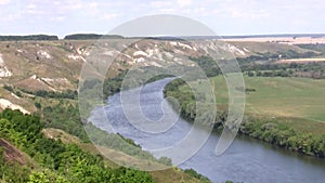 Cretaceous mountains on the Don river.