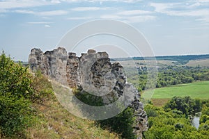 Cretaceous outcrops diva in Divnogorie