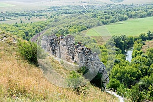 Cretaceous outcrops diva in Divnogorie