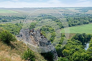 Cretaceous outcrops diva in Divnogorie Mountain