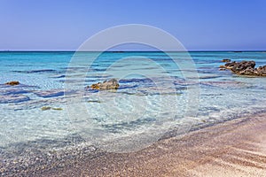 Crete beach Elafonisi