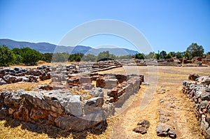 Crete conducted excavations Mali Palace photo