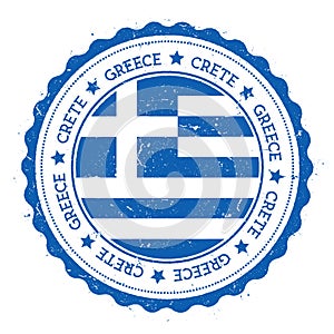 Crete flag badge.