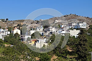 Crete island in Greece. Anogia village