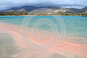 Crete pink sand