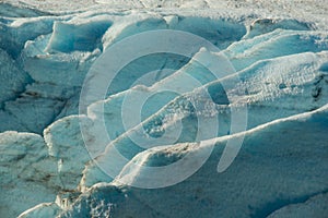 Crevasses in Portage Glacier