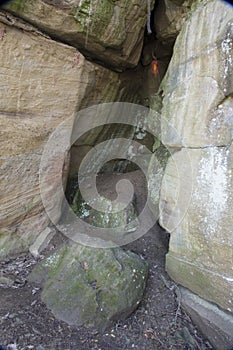 Rock crevice