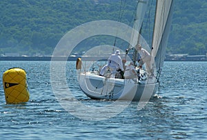 Crew of the yacht