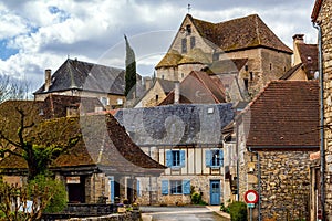 Creysse, a typical french village in Haut Quercy, Lot department, Martel, France