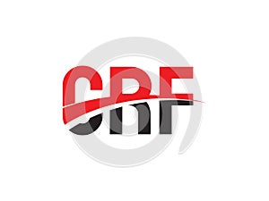 CRF Letter Initial Logo Design Vector Illustration