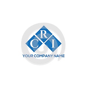 CRI letter logo design on white background. CRI creative initials letter logo concept. CRI letter design