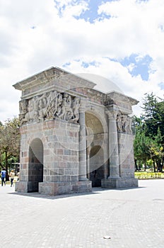 Cricasiana Arch in Quito Ecuador South America