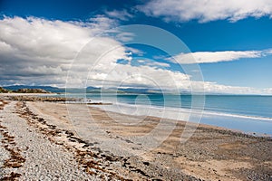 Criccieth beach, Gwynedd, Wales