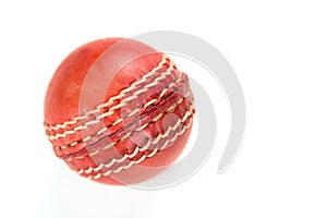 Cricket ball, isolated on white