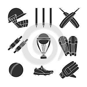 Cricket game vector concept.