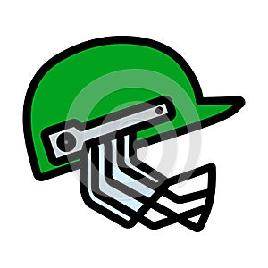 Cricket Helmet Icon