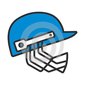 Cricket Helmet Icon