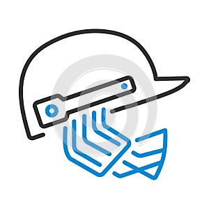 Cricket Helmet Icon