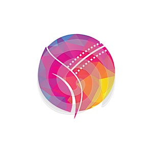 Cricket and leaf vector logo design.