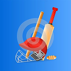 Cricket sport concept