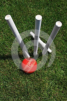 Cricket Stumps, Bail and Ball