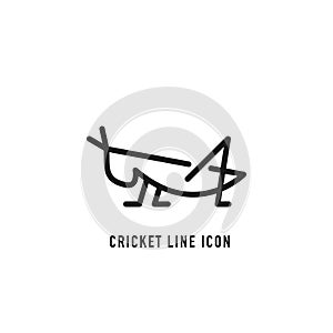 Cricket vector icon