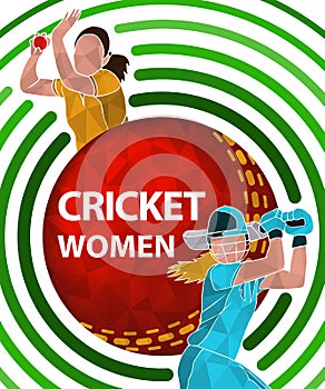 Cricket women poster