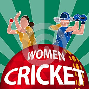 Cricket women poster