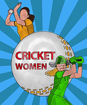 Cricket women poster 3