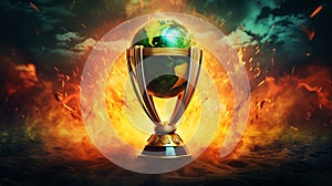 cricket world cup flayer design