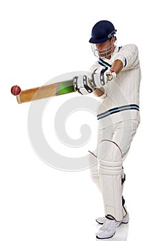 Cricketer playing ashot