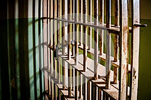 Crime - A dramatic shot of Prison Cell Bars