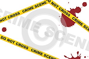 Crime scene background